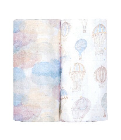 Aden + Anais Above the Clouds Printed Swaddle 2-pack
