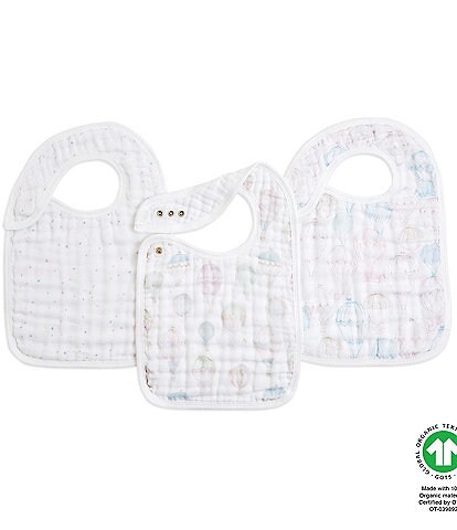 Aden + Anais Baby Above The Clouds Bibs 3-Pack