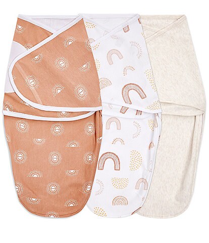 Aden + Anais Baby Newborn-3 Months Keep Rising Print Swaddle Wrap 3-Pack