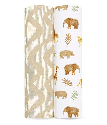 Aden + Anais Baby Tanzania Print Swaddle Blanket 2-Pack