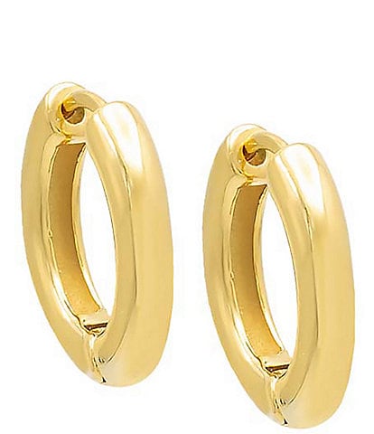 By Adina Eden Gold Filled Classic Tube Hoop Earrings