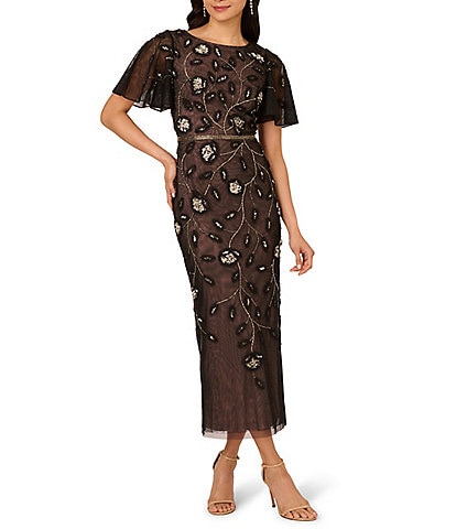 Dillards rose gold dress hotsell