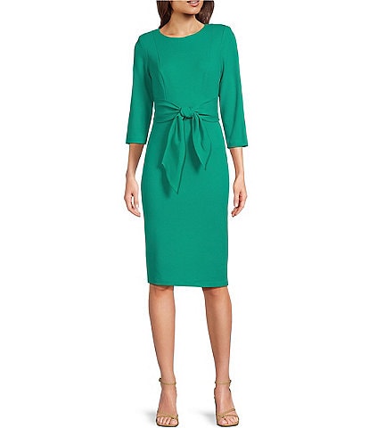 Women's Occasionwear Midi 3/4 Sleeve Dresses