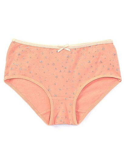 Adventure Wear by Copper Key Little Girls 2T-5 Bow Detail Glitter Stars Brief Panties