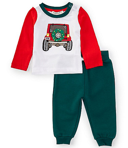 Adventurewear 360 Baby Boys 3-24 Months Jeep Christmas Long Sleeve Top & Pants Set