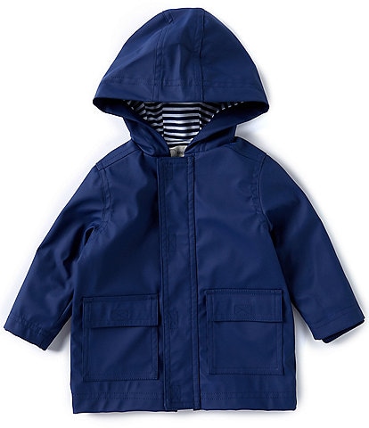 Adventurewear 360 Baby Boys 3-24 Months Long Sleeve Hooded Solid Rain Coat