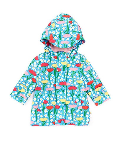 Adventurewear 360 Baby Girls 3-24 Months Floral Hooded Rain Coat