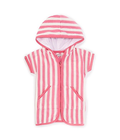 Adventurewear 360 Baby Girls 3-24 Months Hooded Short Sleeve Swim Coverup