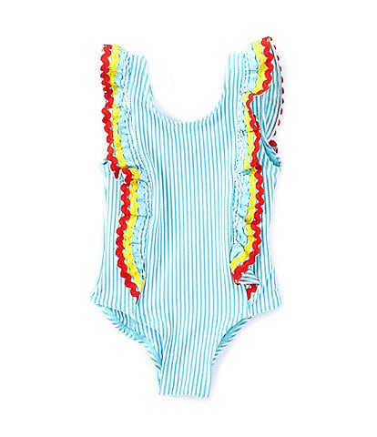 Adventurewear 360 Baby Girls 3-24 Months One Piece Ric Rac Stripe Swimsuit
