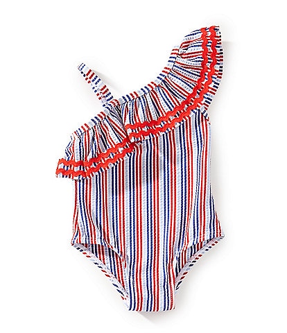 Adventurewear 360 Baby Girls 3-24 Months Stripe Seersucker One-Piece Swimsuit