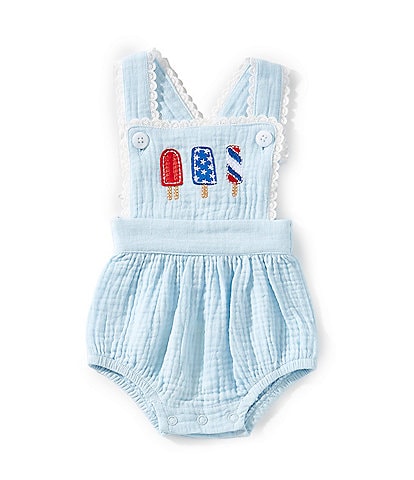 Adventurewear 360 Baby Girls Newborn-24 Months Popsicle Gauze Bubble