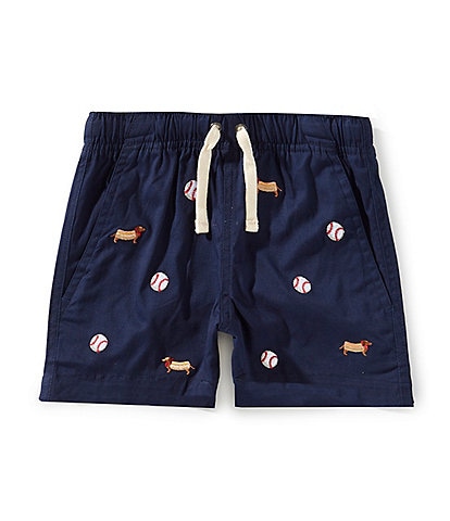 Adventurewear 360 Little Boys 2T-6 Hot Dog Applique Baseball Shorts