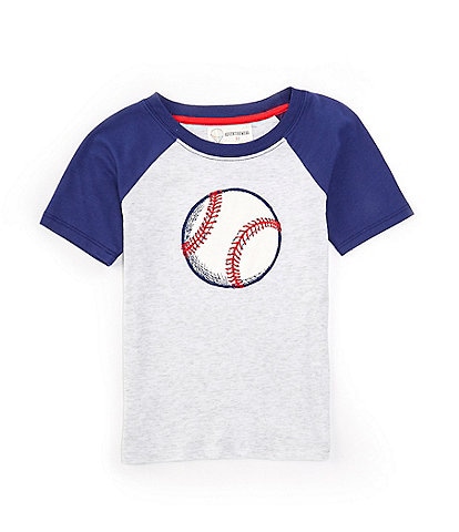 Adventurewear 360 Little Boys 2T-6 Short Raglan Sleeve Baseball Applique T-Shirt