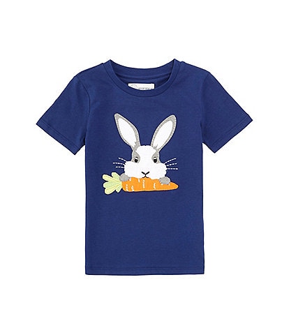 Adventurewear 360 Little Boys 2T-6 Short Sleeve Bunny Applique Raglan T-Shirt