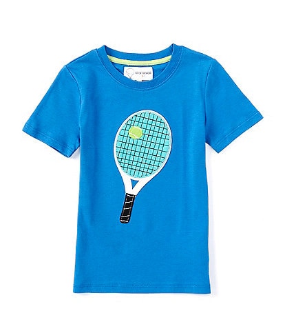 Adventurewear 360 Little Boys 2T-6 Short Sleeve Tennis Racket Applique T-Shirt