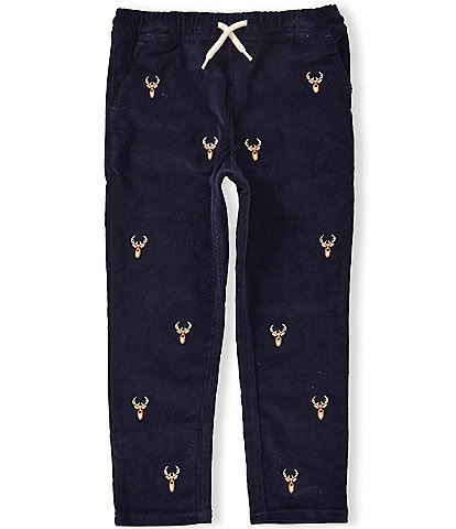 Adventurewear 360 Little Boys Stag Schiffli Pull-on Joggers