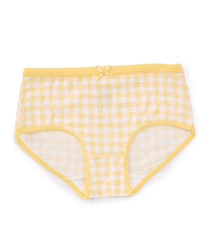 Adventurewear 360 Little Girls 2T-5 Gingham Print Cotton Brief Panties