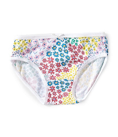 Adventurewear 360 Little Girls 2T-6X Floral Rainbow Cotton Panties