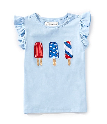 Adventurewear 360 Little Girls 2T-6X Popsicle Applique T-Shirt