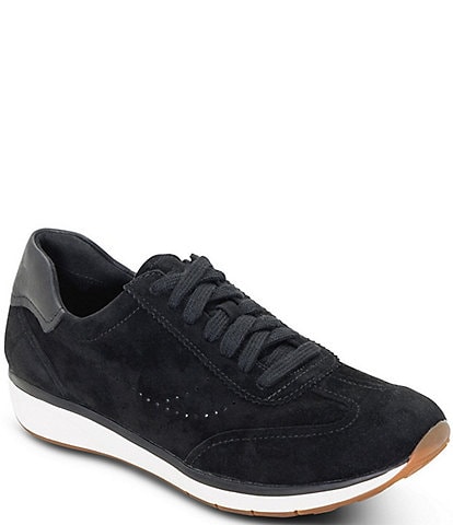 Aetrex Athena Suede Lace Up Sneakers