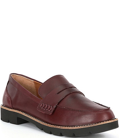 Aetrex Colette Leather Penny Loafers