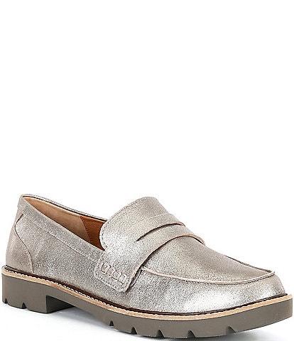 Aetrex Colette Leather Penney Loafers