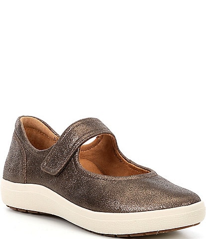 Aetrex Erica Strap Leather Slip-Ons