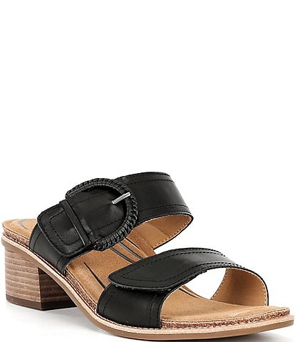 Aetrex Tatiana Leather Slide Sandals