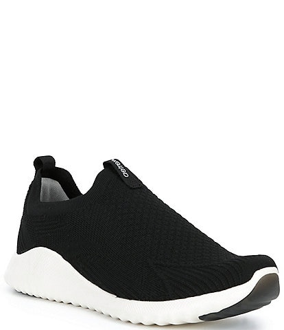 Aetrex Women's Darcy Stretch Knit Arch Support Washable Slip On Sneakers