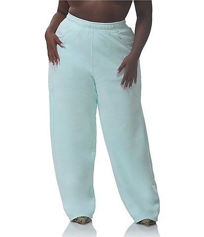 AFRM Plus Size Ryan Coordinating Fleece Barrel Leg Sweatpants
