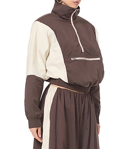 AFRM Virgo Half Zip Mock Neck Long Sleeve Coordinating Pullover
