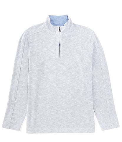 Age Of Wisdom Heather Waffle Quarter-Zip Pullover