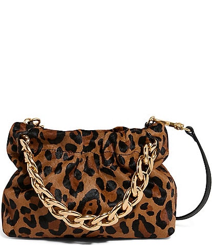 AIMEE Chain Leopard Print Shoulder Bag