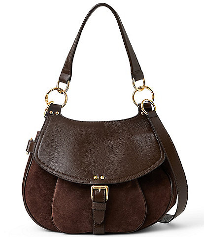 AIMEE Dash Convertible Suede Crossbody Bag