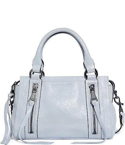 Aimee Kestenberg Zip Me Up Novelty Metallic Mini Satchel Bag