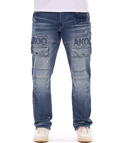 AKOO Beale Slim Fit 8-Pocket Jeans