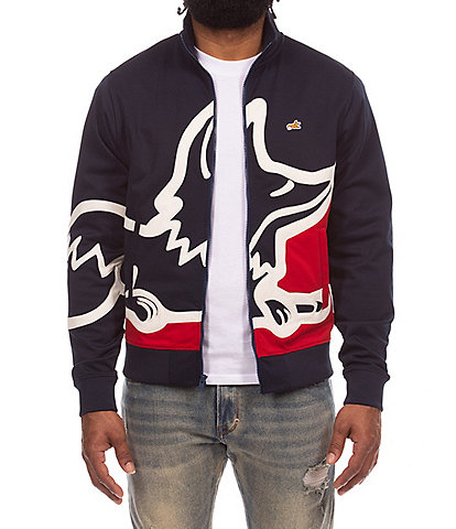 AKOO Big Slick Color Block Snobby Logo Tricot Jacket