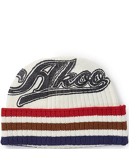AKOO Blueprint Jacquard Sweater Knit Beanie