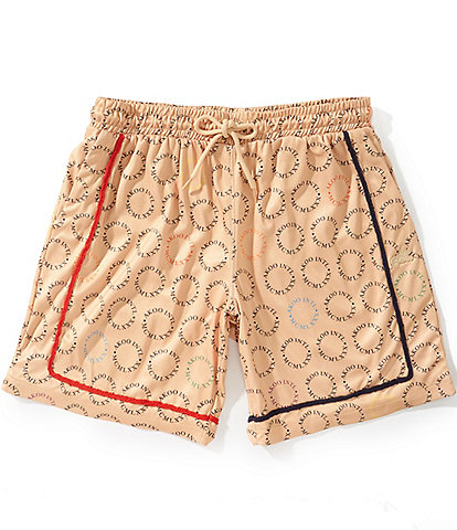 AKOO Clear Port Printed 8#double; Inseam Shorts