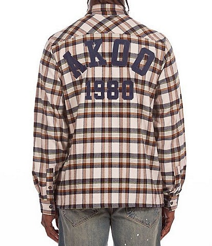 AKOO Logo Plaid Woven Shirt