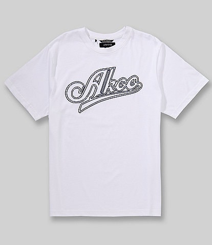 AKOO Short Sleeve Standard Fit Script T-Shirt