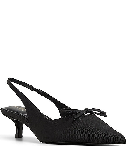 ALDO Azizza Slingback Kitten Heel Bow Pumps