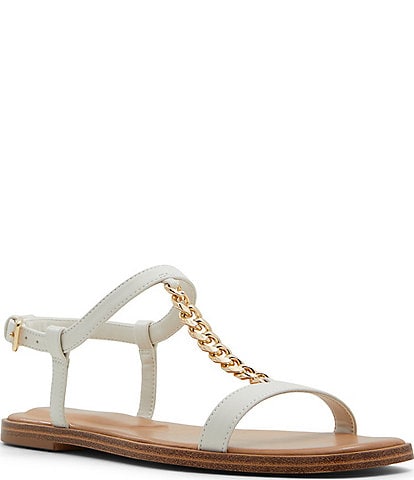 ALDO Ethoregan Chain T-Strap Flat Sandals