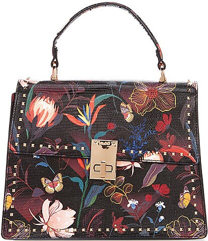 ALDO Gworedan Floral Studded Satchel Bag