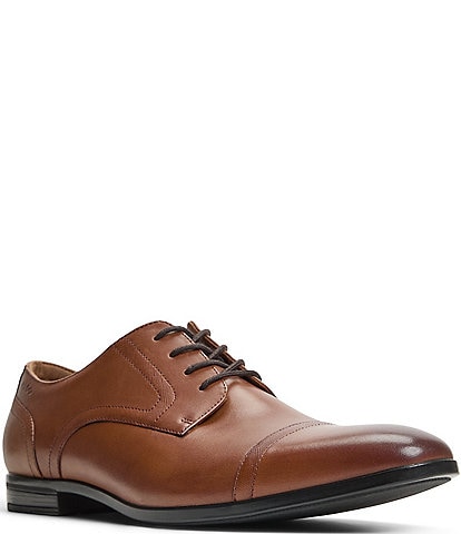 ALDO Men's Luigi Leather Cap Toe Lace Up Derby Oxfords