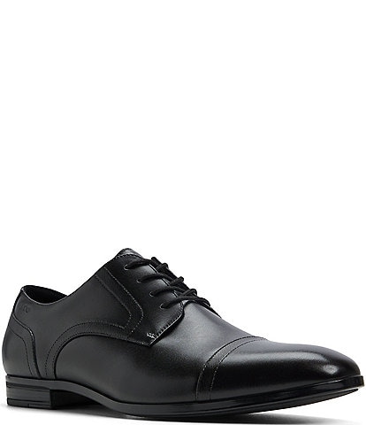 ALDO Men's Luigi Leather Cap Toe Lace Up Derby Oxfords