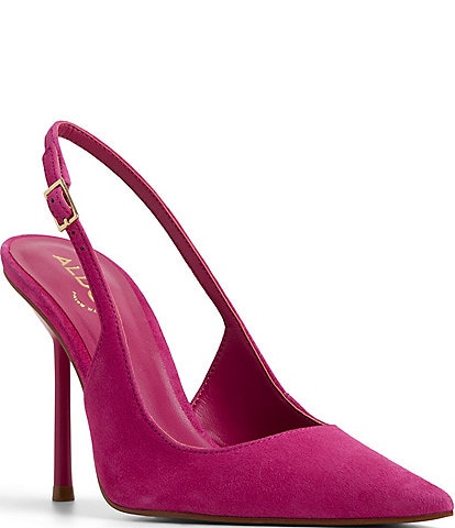 ALDO Serrah Suede Pointed Toe Slingback Pumps