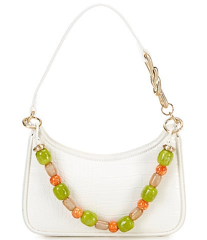 ALDO White Gemm Shoulder Bag