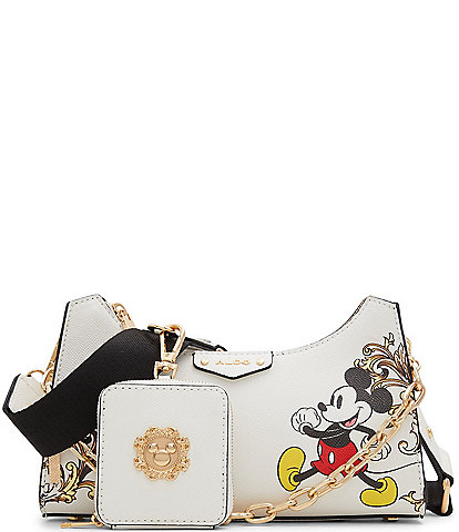 Disney X Aldo Shoulder Bag Purse Mickey Minnie White Black NWT IN HAND |  eBay
