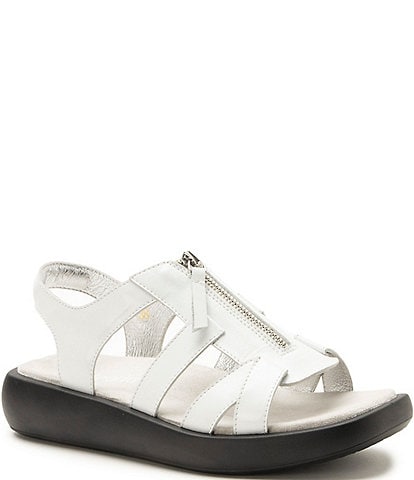 Alegria Palmer Leather Zip Sandals